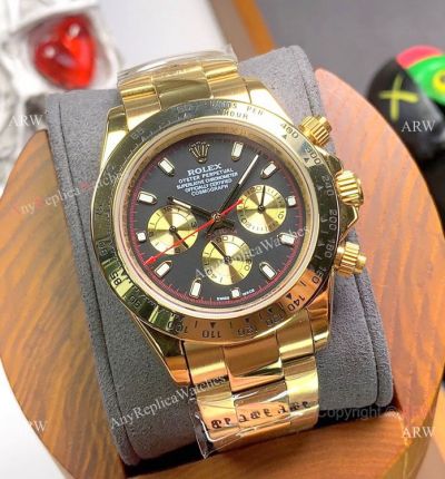 Rolex Yellow Gold 116508 Paul Newman Men Watch